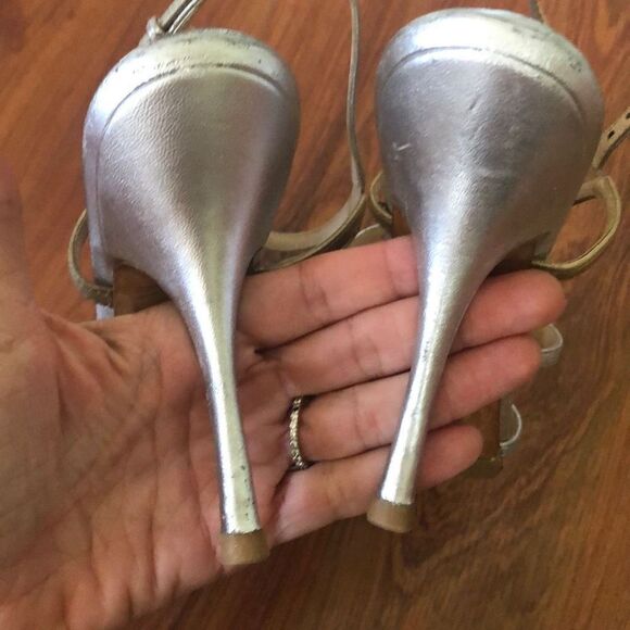 Prada Silver and gold high heels, size 37 - Picture 4 of 7